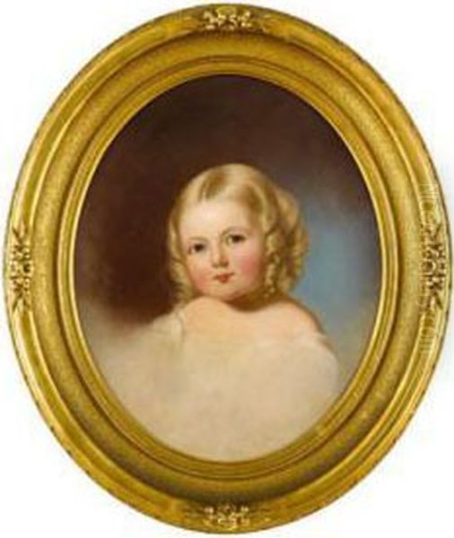 Portrait Of Elizabeth Godey Oil Painting by Jane Cooper Sully