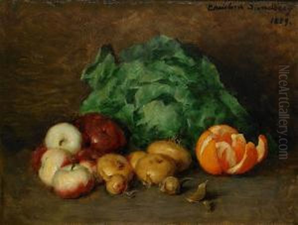 Nature Morte Oil Painting by Christine Sundberg