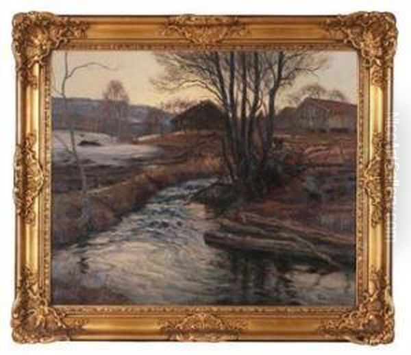 Varlosning Oil Painting by Thoralv Sundt-Ohlsen