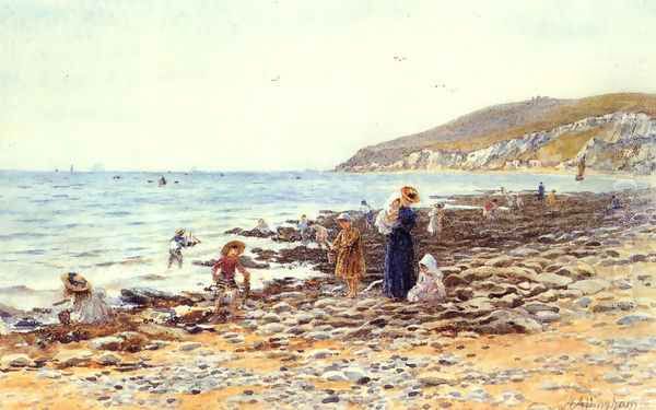 Near Beachy Head Oil Painting by Helen Mary Elizabeth Allingham