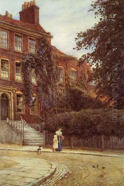 Stanfield House, Hampstead Oil Painting by Helen Mary Elizabeth Allingham