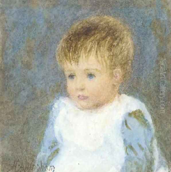 Portrait of a child Oil Painting by Helen Mary Elizabeth Allingham