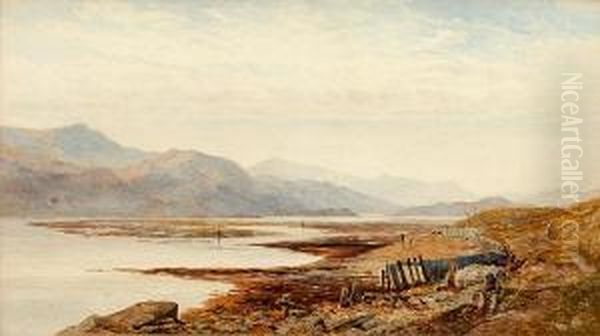 The Mawddach Estuary, Monmouth Oil Painting by John Surtees