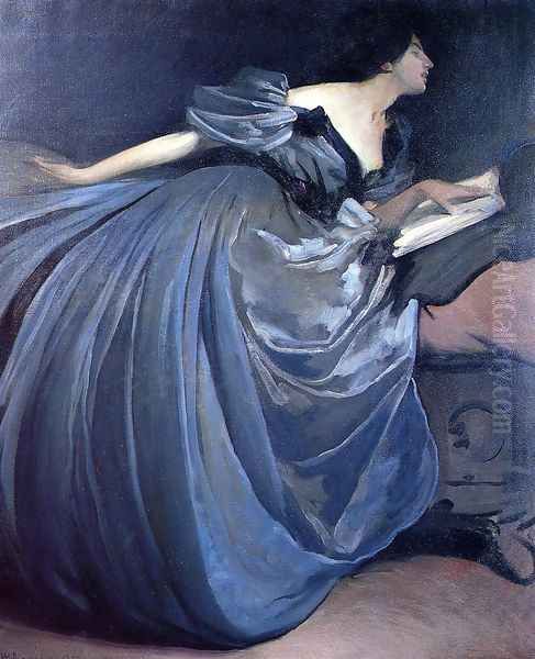 Althea Oil Painting by John White Alexander