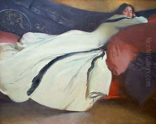 Repose Oil Painting by John White Alexander