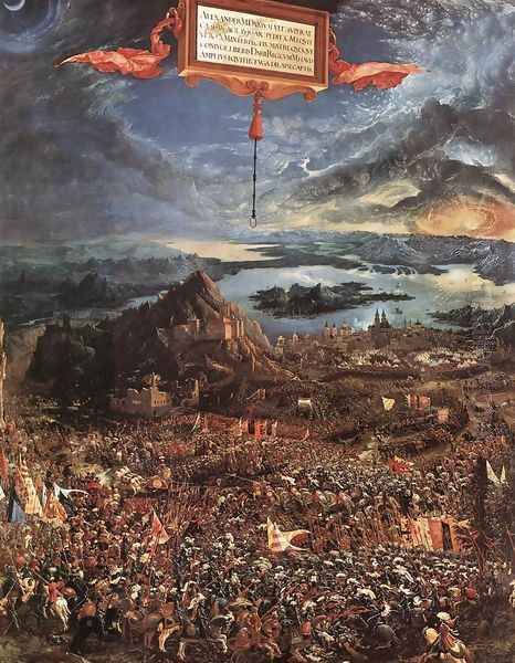 The Battle of Alexander 1529 Oil Painting by Albrecht Altdorfer