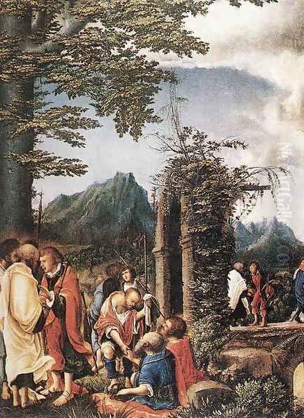 Communion of the Apostles 1516 Oil Painting by Albrecht Altdorfer