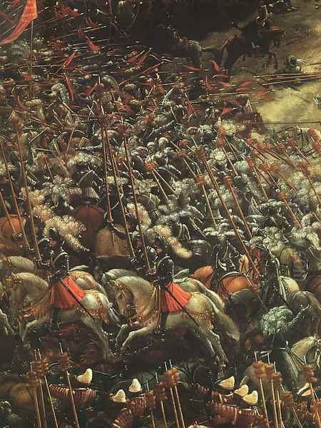 The Battle of Alexander, (detail-2), 1529 Oil Painting by Albrecht Altdorfer