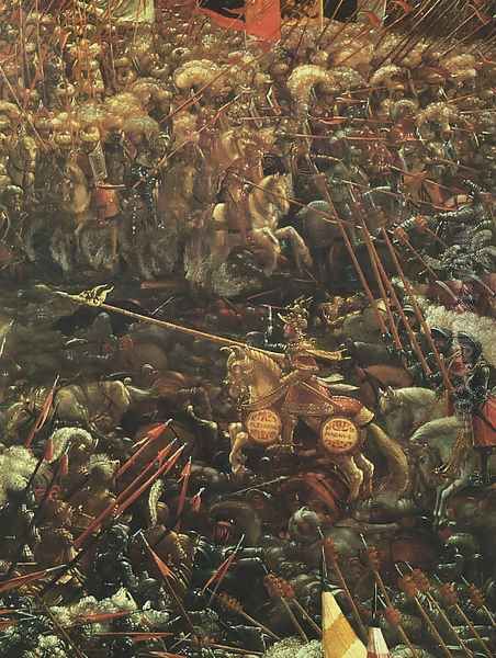 The Battle of Alexander, (detail-1), 1529 Oil Painting by Albrecht Altdorfer