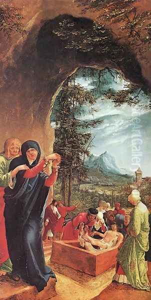 The Entombment 1516 Oil Painting by Albrecht Altdorfer