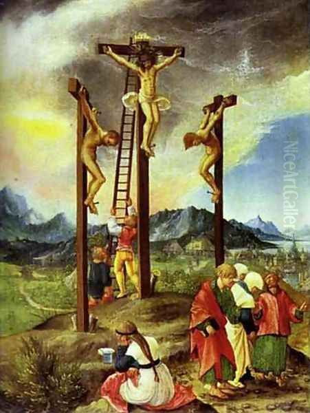 The Crucifixion Oil Painting by Albrecht Altdorfer