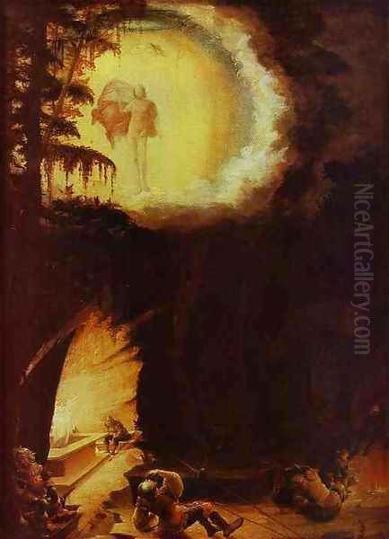 Ascension of Christ Oil Painting by Albrecht Altdorfer