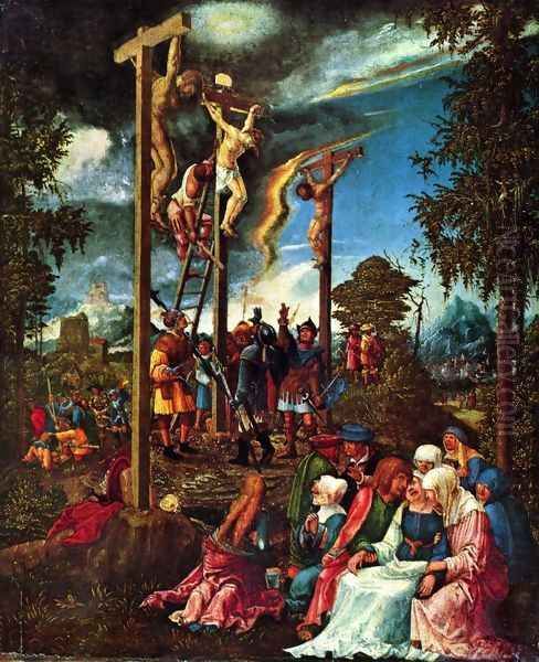 Calvary Oil Painting by Albrecht Altdorfer