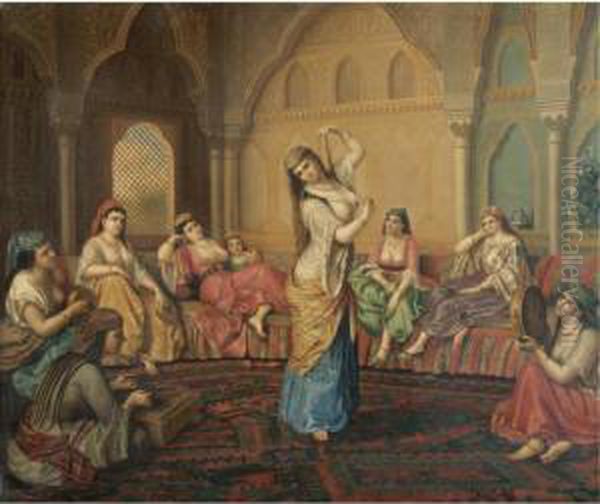 The Harem Dancer Oil Painting by Alexander Svoboda