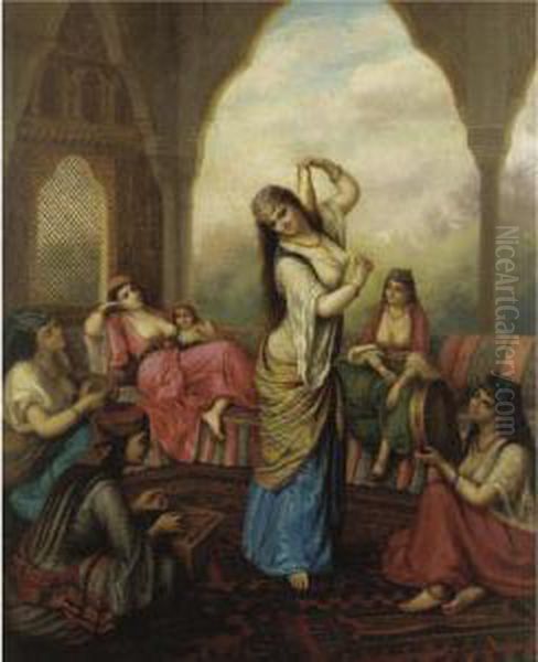 The Hareem Dancer Oil Painting by Alexander Svoboda