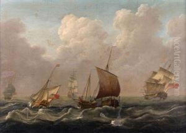 Marine Oil Painting by Francis Swaine