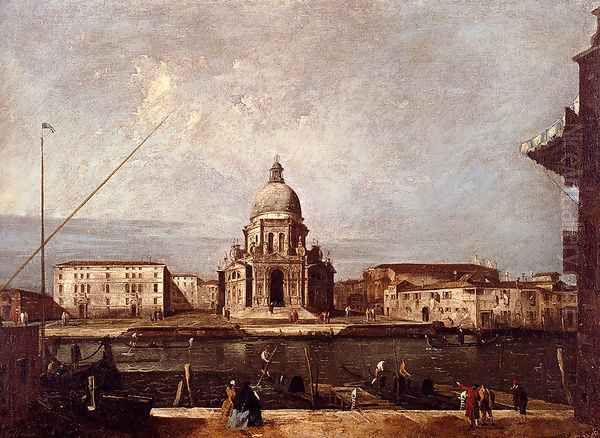 Santa Maria Della Salute Oil Painting by Francesco Albotto