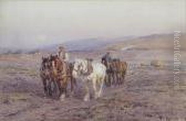 Heading Home Oil Painting by Harold Swanwick