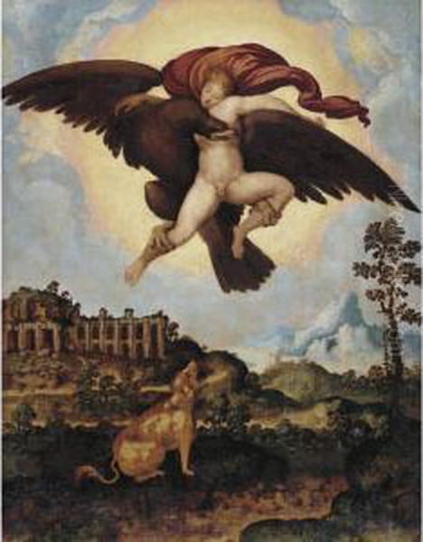 Sold By The J. Paul Getty Museum To Benefit Future Painting Acquisitions
 

 
 
 

 
 The Abduction Of Ganymede Oil Painting by Jan Swart Van Groningen