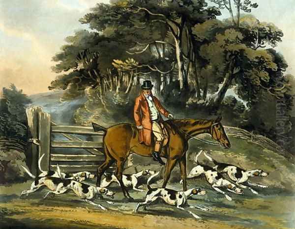 Going Out, from 'Fox Hunting' Oil Painting by Henry Thomas Alken