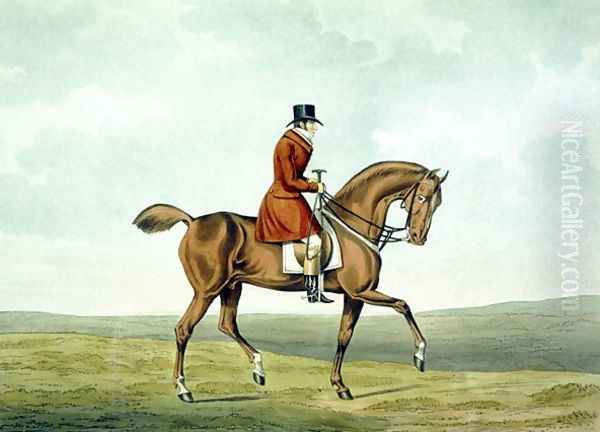 A Meltonian, As He Was, from 'The Meltonians' 1823 Oil Painting by Henry Thomas Alken