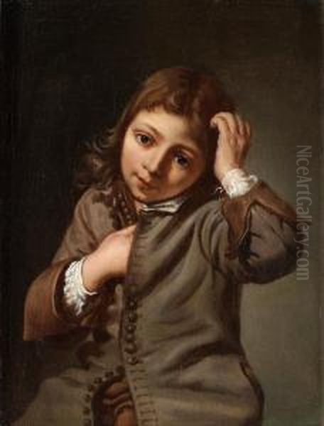 Youngboy Scratching His Head Oil Painting by Michiel Sweerts