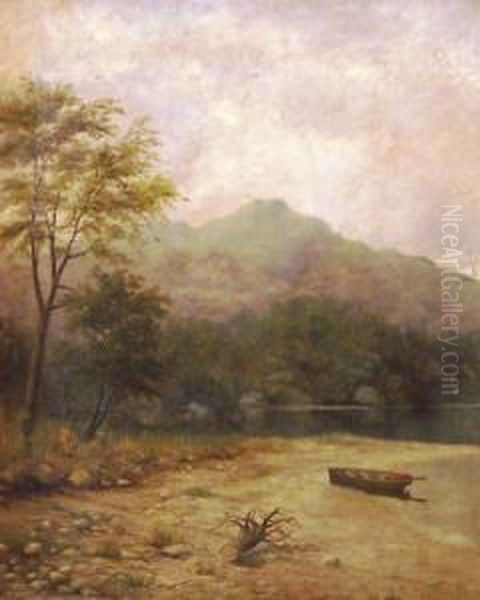 Silver Strand, Loch Katrine Oil Painting by George Sweet