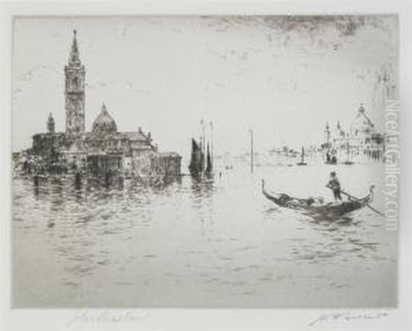 St. Giorgio, Venice Oil Painting by Walter Henry Sweet