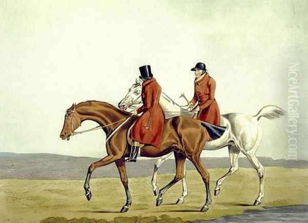 Going Home, Meltonians as They Were, from 'The Meltonians' 1823 Oil Painting by Henry Thomas Alken