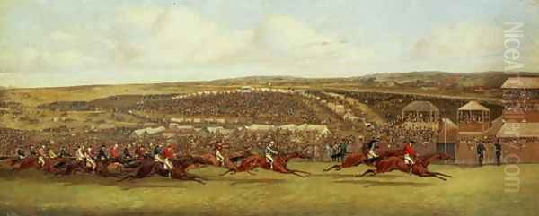 The Finish of the Derby Oil Painting by Henry Thomas Alken