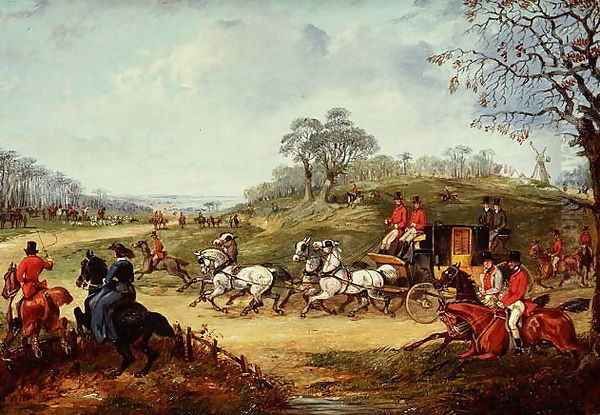 Going to the Meet Oil Painting by Henry Thomas Alken