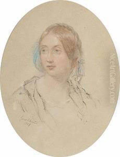 Sketch For The Countess Of Winchelsea Oil Painting by James Rannie Swinton