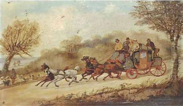 The York to London coach Oil Painting by Henry Thomas Alken