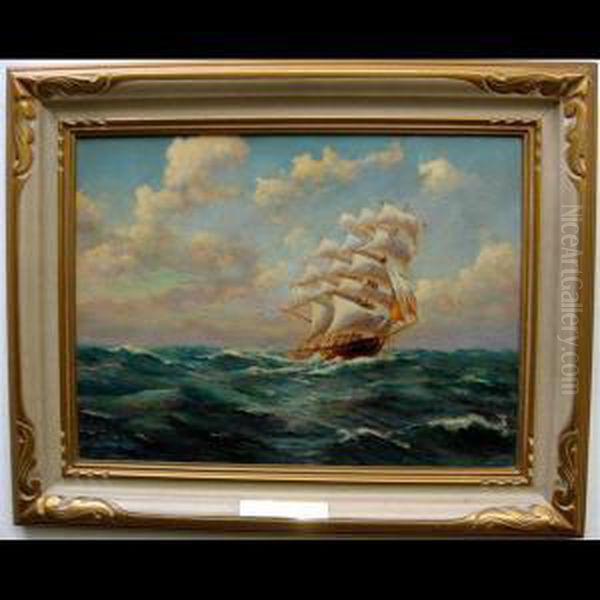 The Sail Oil Painting by Godfrey Sykes