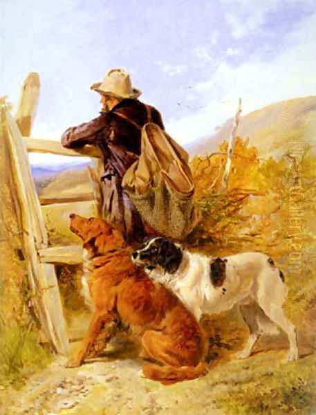 The Gamekeeper Oil Painting by Richard Ansdell