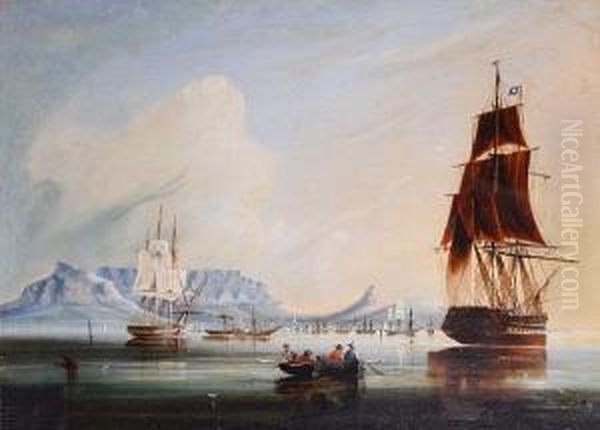 Table Bay, Cape Town Oil Painting by William Syme