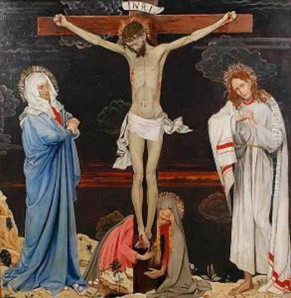 Crucifixion Oil Painting by Mark Lancelot Symons