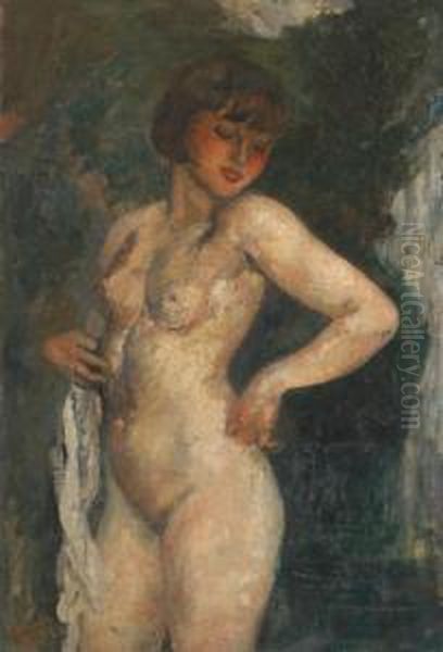 Le Modele Oil Painting by Tancrede Synave