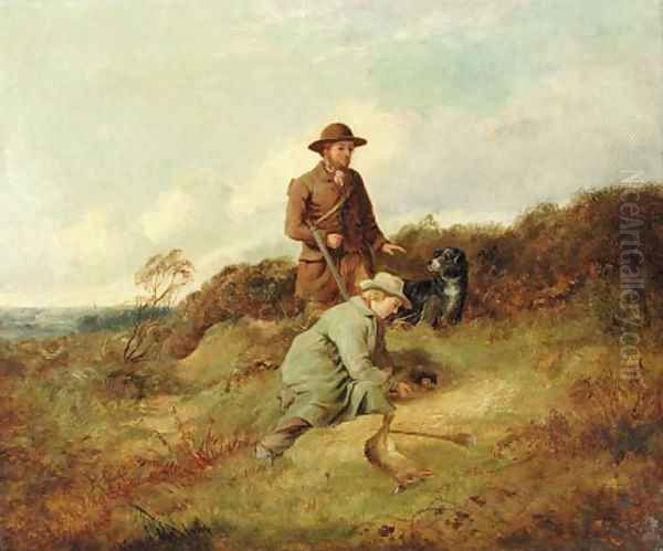 The sportsman's pupil Oil Painting by Richard Ansdell