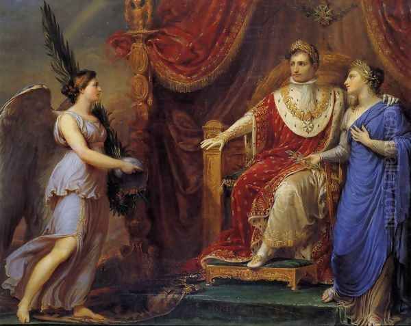 Allegory On The Peace Of Pressburg 1808 Oil Painting by Andrea, the Elder Appiani