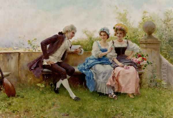 The Poem Oil Painting by Federico Andreotti