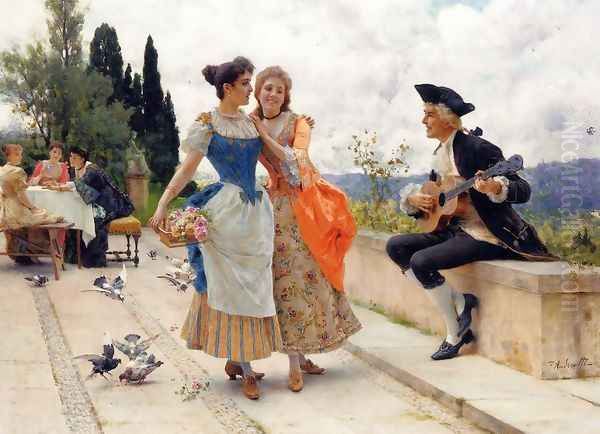 The Serenade 2 Oil Painting by Federico Andreotti