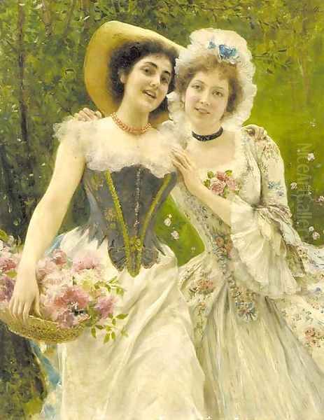 Spring blossoms Oil Painting by Federico Andreotti