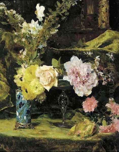 Fiori Oil Painting by Federico Andreotti