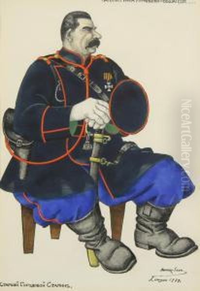 Senior Constable Stalin by Arthur Szyk