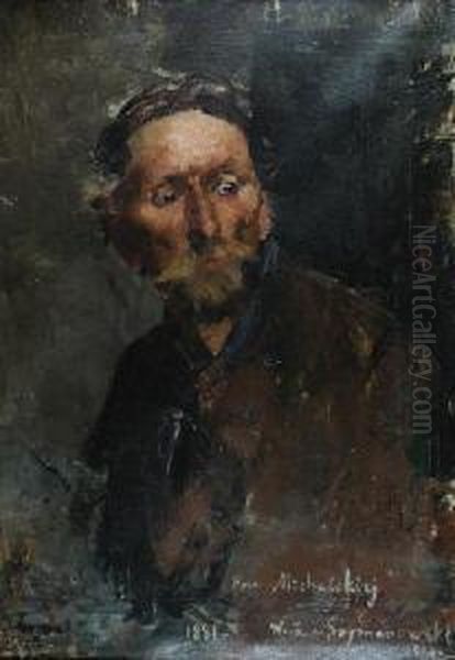 Portret Mezczyzny Oil Painting by Waclaw Szymanowski