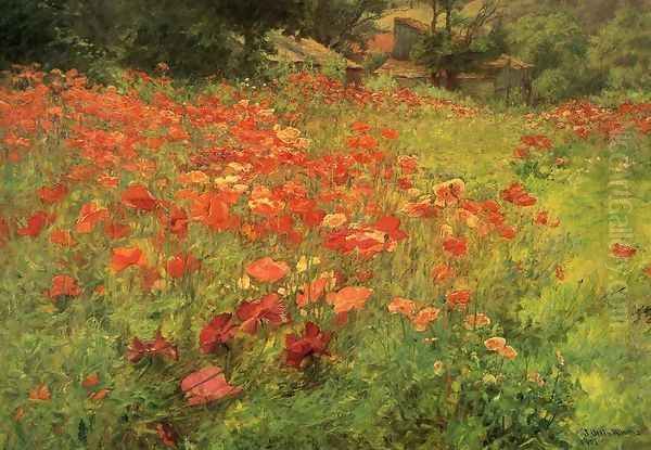 In Poppyland Oil Painting by John Ottis Adams