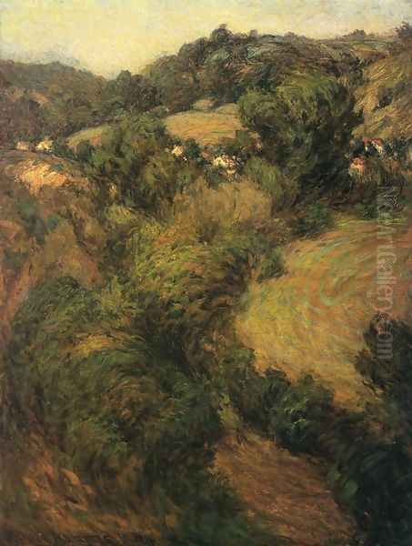 Across the Valley Oil Painting by John Ottis Adams