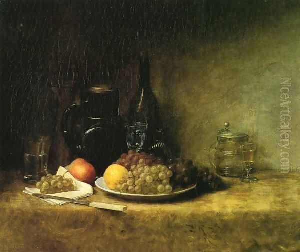 Still Life Oil Painting by John Ottis Adams