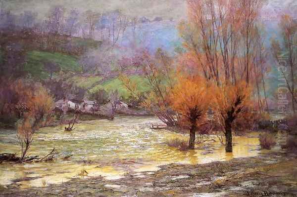 November Freshet Oil Painting by John Ottis Adams